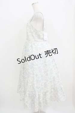 画像2: m petit by misako / NINA’Sコラボジャンパースカート LL オフ/サックス H-25-06-12-1020-LO-OP-NS-ZH