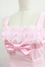 画像4: Angelic Pretty / リボンデコレーションジャンパースカート Free ピンク H-25-06-12-1002-AP-OP-NS-ZH (4)