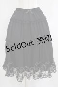 m petit by misako / NINA'Sコラボスカート LL ブラック H-25-06-12-1023-LO-SK-NS-ZH