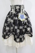 Miss Point（海外ロリータブランド） / Antique Tracery Wallスカート XXL ブラック H-25-06-12-1026-EL-SK-NS-ZH