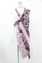 Qutie Frash / インナーチュニック FREE 白×紫 H-25-06-12-010-QU-TO-KB-ZH