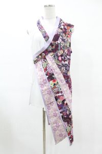 Qutie Frash / インナーチュニック FREE 白×紫 H-25-06-12-010-QU-TO-KB-ZH