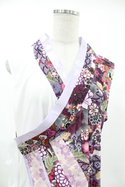 画像4: Qutie Frash / インナーチュニック FREE 白×紫 H-25-06-12-010-QU-TO-KB-ZH