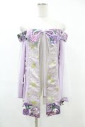 Qutie Frash / オフショルカーデ  パープル H-25-06-12-011-QU-TO-KB-ZH