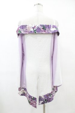画像2: Qutie Frash / オフショルカーデ  パープル H-25-06-12-011-QU-TO-KB-ZH