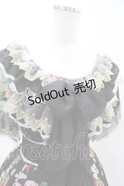 画像4: Triple fortune / スターストロベリーワンピース  ブラック H-25-06-12-012-EL-OP-KB-ZH