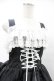 画像4: ATELIER PIERROT / Bustle Corsetジャンパースカート【Plus size】 2 ブラック×ホワイト H-25-06-12-013-EL-OP-KB-ZH (4)