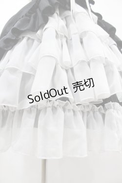 画像5: ATELIER PIERROT / Bustle Corsetジャンパースカート【Plus size】 2 ブラック×ホワイト H-25-06-12-013-EL-OP-KB-ZH
