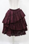 Vallee lys / "Sweet alyssum series"イレギュラースカート  ワイン H-25-06-12-020-0-SK-KB-ZH