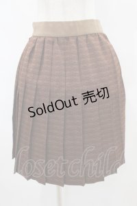 Q-pot. / チョコレートプリーツスカート  ブラウン H-25-06-12-021-QP-SK-KB-ZH