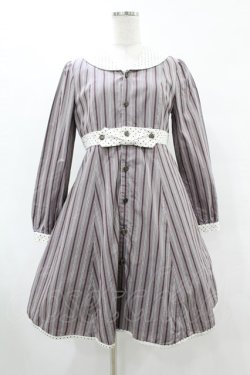画像1: ネバアランド / 氷の鐘セーラーワンピース  灰 H-25-06-12-027-LO-OP-KB-ZH