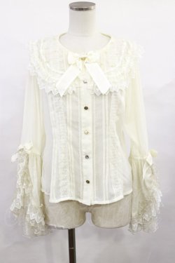 画像1: BABY,THE STARS SHINE BRIGHT / Lady Victorian Jewelryブラウス Free アイボリー H-25-06-13-031-BA-BL-NS-ZH