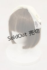 Angelic Pretty / キルトリボンチャームカチューシャ  アイボリー H-25-06-13-038-AP-AC-NS-ZH