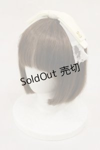 Angelic Pretty / キルトリボンチャームカチューシャ  アイボリー H-25-06-13-038-AP-AC-NS-ZH