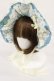 画像1: BABY,THE STARS SHINE BRIGHT / Fairy Topialium 〜Trifolium 仕立ての約束の森〜柄ボンネット  ターコイズ H-25-06-13-041-BA-AC-NS-ZH (1)