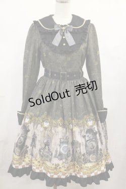 画像1: metamorphose / Tick clock 〜時を刻む歯車〜ワンピース Free アンティークグレー H-25-06-13-004-ME-OP-NS-ZH