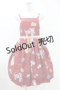 Emily Temple cute / BOBBIN Kittyキャミソールワンピース  レッド H-25-06-13-1033-ET-OP-KB-ZH