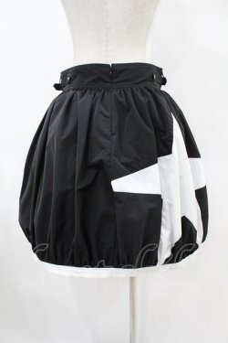画像2: MILK / starバルーンスカート  ブラック×ホワイト H-25-06-13-1034-ML-SK-KB-ZH