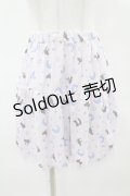 Candy Stripper / MOONLIT NIGHT CATS SKIRT 2(M) ラベンダー H-25-06-13-1039-PU-SK-KB-ZH