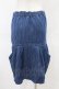 画像2: Candy Stripper / CAT DENIM SALOPETTE SKIRT 1(S) ブルー H-25-06-13-1040-PU-OP-KB-ZH (2)