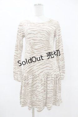 画像1: MILK / Kittenワンピース  ベージュベース H-25-10-24-005-ML-OP-KB-ZH