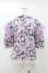 画像2: Candy Stripper / CASTING CATS FRILL BLOUSE S ラベンダー H-25-06-13-1052-PU-BL-KB-ZH (2)