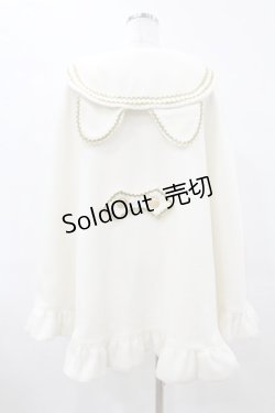 画像2: MA / ネコミミ騎士団ケープ  オフホワイト×ゴールド H-25-06-13-1055-PU-JA-KB-ZT-C044