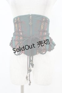 Ozz oneste / チャイナコルセット  グリーン H-25-06-13-1010-OO-ZA-KB-ZH