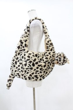 画像1: Candy Stripper / FUR BAG   H-25-06-13-1013-PU-BG-KB-ZH