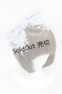 Melody BasKet / Dollyリボンカチューシャ  サックス H-25-06-13-1002-LO-AC-KB-ZH