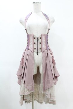 画像1: Ozz oneste / Fairy tale Roseコルセットオーバースカート  ピンク H-25-06-13-1019-OO-SK-KB-ZH