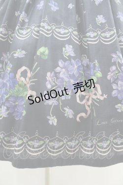 画像5: Leur Getter / Elegant Flower袖付きワンピース L(トールサイズ) ネイビー H-25-06-13-1025-LU-OP-KB-ZH