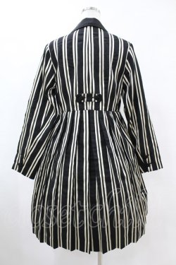 画像2: Candy Stripper / OLYMPIAN STRIPE PLEATS ONE-PIECE 1(S) BLACK×OFF WHITE H-25-06-13-1028-PU-OP-KB-ZH
