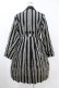 画像2: Candy Stripper / OLYMPIAN STRIPE PLEATS ONE-PIECE 1(S) BLACK×OFF WHITE H-25-06-13-1028-PU-OP-KB-ZH (2)