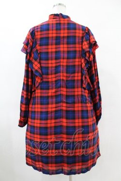 画像2: Candy Stripper / GLUMLY BEAR CHECK ONE-PIECE 2(M) RED H-25-06-13-1029-PU-OP-KB-ZH