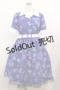 Angelic Pretty / Neon Star Dinerワンピース Free ブルー H-25-06-13-006-AP-OP-NS-ZH