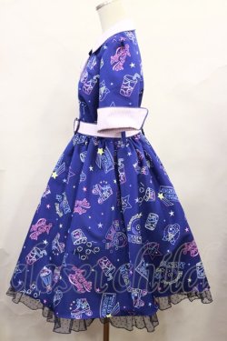 画像2: Angelic Pretty / Neon Star Dinerワンピース Free ブルー H-25-06-13-006-AP-OP-NS-ZH
