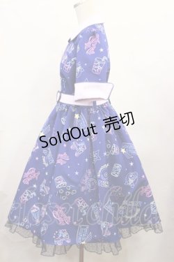 画像2: Angelic Pretty / Neon Star Dinerワンピース Free ブルー H-25-06-13-006-AP-OP-NS-ZH