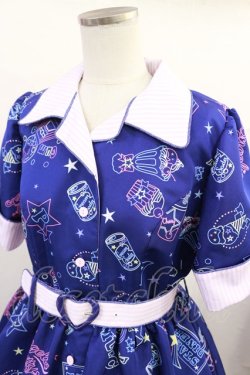 画像4: Angelic Pretty / Neon Star Dinerワンピース Free ブルー H-25-06-13-006-AP-OP-NS-ZH
