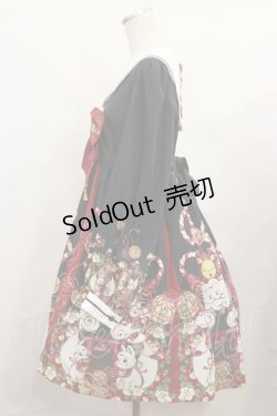 画像2: Royal Princess Alice / お狐様ワンピース/絢爛白狐(たまコラボレーション) Free ブラック H-25-06-13-008-LO-OP-NS-ZH