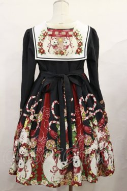 画像3: Royal Princess Alice / お狐様ワンピース/絢爛白狐(たまコラボレーション) Free ブラック H-25-06-13-008-LO-OP-NS-ZH