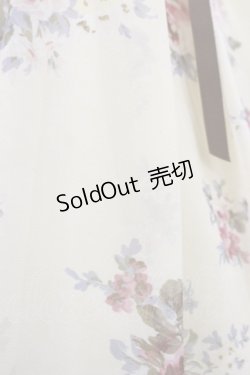 画像3: axes femme POETIQUE / 花柄スカラップ襟半袖ワンピース M アイボリー H-25-06-13-012-AX-OP-NS-ZH