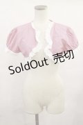 Heart E / ギンガムチェックボレロ Free レッド H-25-06-13-019-LO-TO-NS-ZH