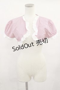 Heart E / ギンガムチェックボレロ Free レッド H-25-06-13-019-LO-TO-NS-ZH