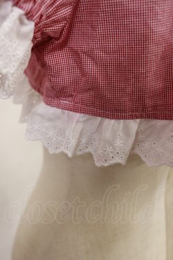 画像3: Heart E / ギンガムチェックボレロ Free レッド H-25-06-13-019-LO-TO-NS-ZH