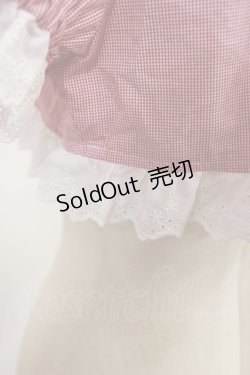 画像3: Heart E / ギンガムチェックボレロ Free レッド H-25-06-13-019-LO-TO-NS-ZH