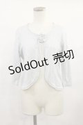 INGEBORG / お花モチーフ透かしボレロ Free サックス H-25-06-13-020-LO-TO-NS-ZH