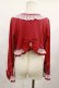 画像2: Angelic Pretty / Lacy Princessカットボレロ Free レッド H-25-06-13-021-AP-TO-NS-ZH (2)