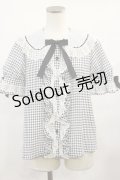 Angelic Pretty / ギンガムはしごレースブラウス Free ブラック H-25-06-13-022-AP-BL-NS-ZH