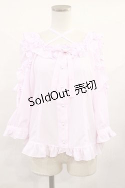 画像1: Angelic Pretty / Sweetリボンブラウス Free ピンク H-25-06-13-023-AP-BL-NS-ZH